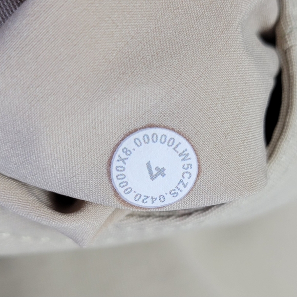 Lululemon City Sleek Slim-Fit 5 Pocket High-Rise Pant Women's 4 Tan 7/8 Golf - Picture 4 of 7